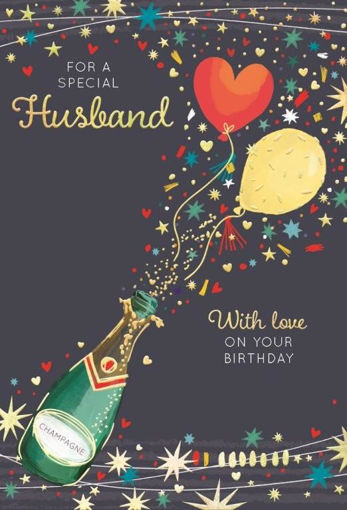 Picture of FOR A SPECIAL HUSBAND BIRTHDAY CARD